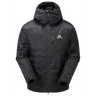 Mountain Equipment Xeros Men's Jacket in Obsidian - Flat Lay Front