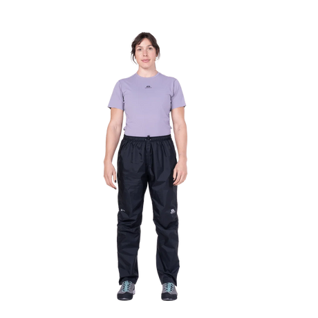 Mountain Equipment Zeno FZ Women's Pant in Black - Front Model