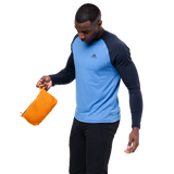 Mountain Equipment Aerotherm Men's Jacket Outdoor Action BlueNights/Ember- Storage