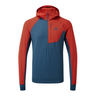 Mountain Equipment Aiguille Hooded Men's Top Outdoor Action Dusk/Red Rock- Front
