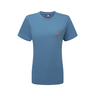 Mountain Equipment Alpenglow Women's Tee Outdoor Action Stellar Blue- Front