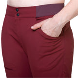 Mountain Equipment Altun Women's Pant Outdoor Action Cabernet- Hand Pocket