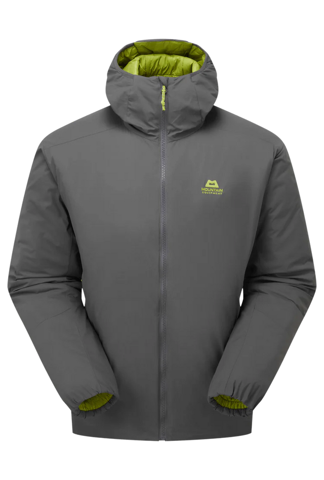Mountain Equipment Andola Mens Jacket Outdoor Action Anvil Grey- Front