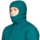 Mountain Equipment Andola Women's Jacket Outdoor Action Deep Teal- Insulated Mountain Hood