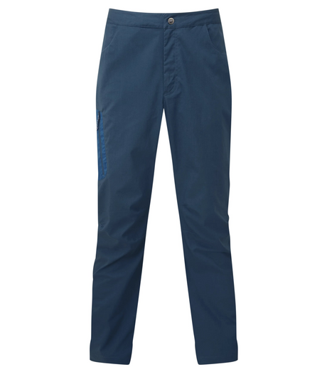 Mountain Equipment Anvil Men's Pant Outdoor Action Majolica/Alto Blue- Front