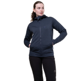Mountain Equipment Apiro Hooded Women's Jacket Outdoor Action Cosmos- 2 Zipped Hand Warmer Pockets