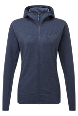 Mountain Equipment Apiro Hooded Women's Jacket Outdoor Action Cosmos- Front