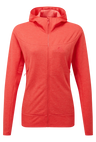 Mountain Equipment Apiro Hooded Women's Jacket Outdoor Action Hibiscus- Front