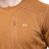 Mountain Equipment Apiro Men's Crew Outdoor Action Walnut-  Logo