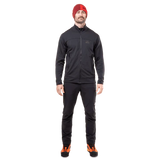 Mountain Equipment Apiro Men's Jacket Outdoor Action Black- Front Fit on Model