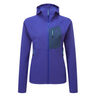 Mountain Equipment Arrow Hooded Women's Jacket Outdoor Action Clematis/Dusk- Front