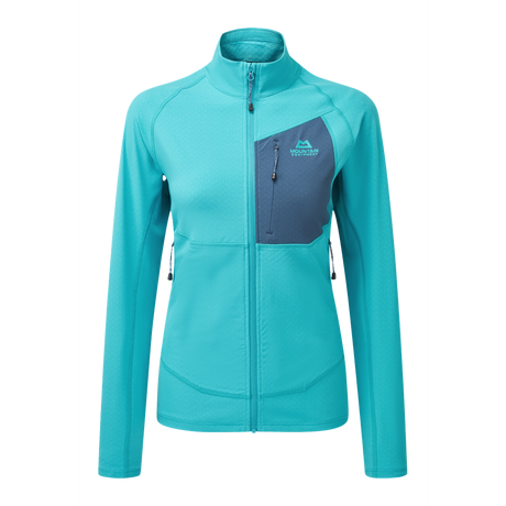 Mountain Equipment Arrow Women's Jacket Outdoor Action Topaz/Dusk- Front