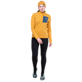 Mountain Equipment Austra Women's Tight Outdoor Action Dusk- Front Fit on Model