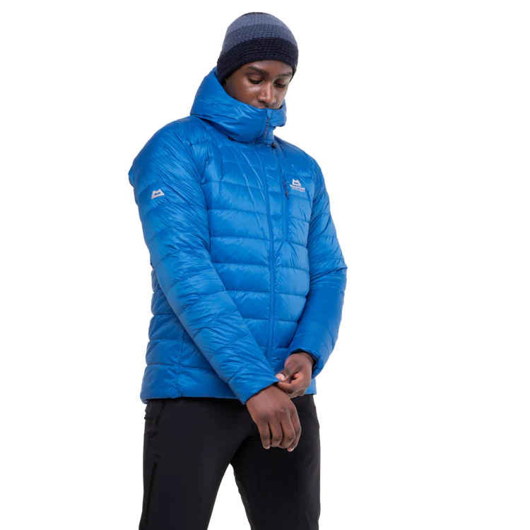 Mountain Equipment Baltoro Men's Jacket Outdoor Action Atlantic Blue- Cuff
