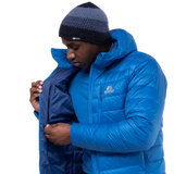 Mountain Equipment Baltoro Men's Jacket Outdoor Action Atlantic Blue- Inner Zipped Pocket