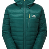 Mountain Equipment Baltoro Women's Jacket Outdoor Action Deep Teal- Front
