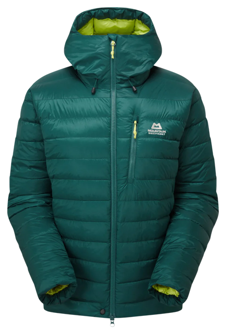 Mountain Equipment Baltoro Women's Jacket Outdoor Action Deep Teal- Front