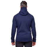 Mountain Equipment Braldu Hooded Men's Jacket Outdoor Action Cosmos- Back Fit on Model