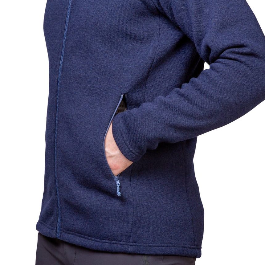 Mountain Equipment Braldu Hooded Men's Jacket Outdoor Action Cosmos- Zipped Hand Warmer Pockets