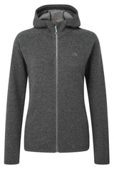 Mountain Equipment Braldu Hooded Women's Jacket Outdoor Action Grey Marl- Front