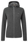 Mountain Equipment Braldu Hooded Women's Jacket Outdoor Action Grey Marl- Front