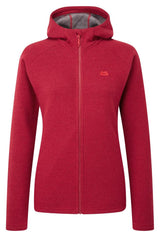 Mountain Equipment Braldu Hooded Women's Jacket Outdoor Action Merlot- Front