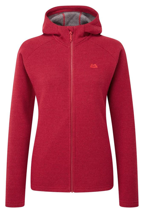 Mountain Equipment Braldu Hooded Women's Jacket Outdoor Action Merlot- Front