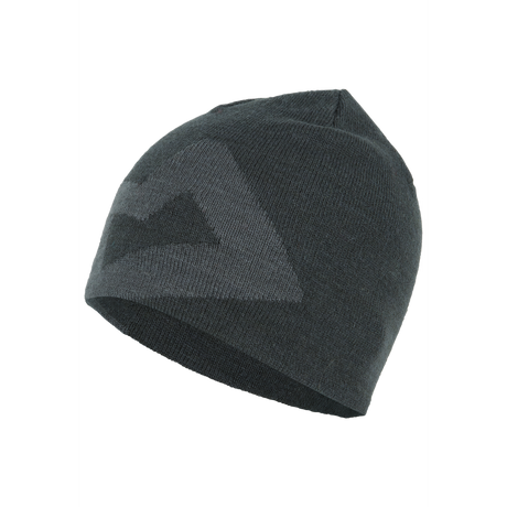 Mountain Equipment Branded Knitted Beanie Outdoor Action Raven/Shadow- front