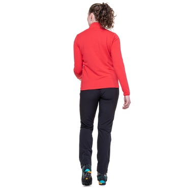 Mountain Equipment Chamois Women's Pant Outdoor Action Black- Back Fit on Model