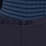 Mountain Equipment Chamois Women's Pant Outdoor Action Black- Integrated low - profile belt