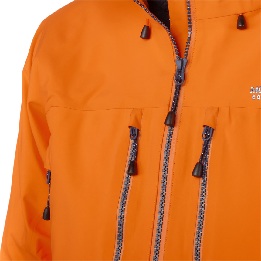 Mountain Equipment Changabang Men's Jacket Outdoor Action Mango- Center Front Zip