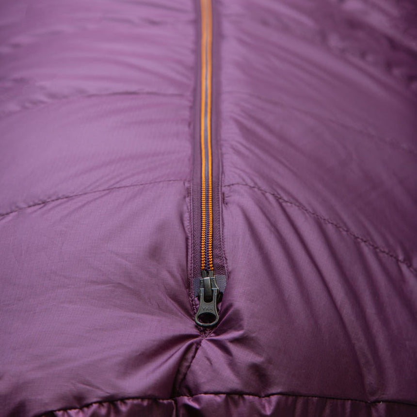 Mountain Equipment Classic Eco 750 Women's Sleeping Bag (-14°C/7°F)  Raisin - Zip