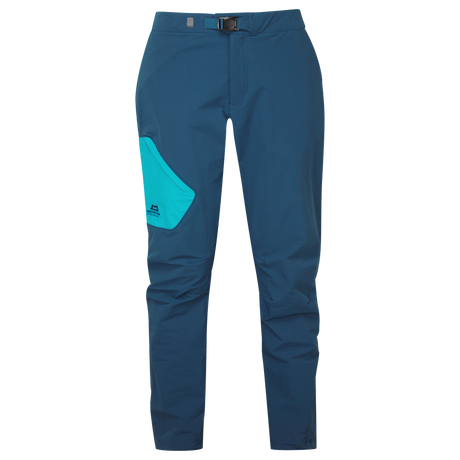 Mountain Equipment Comici Women's Pant (AC) Outdoor Action Majolica/Topaz- Front