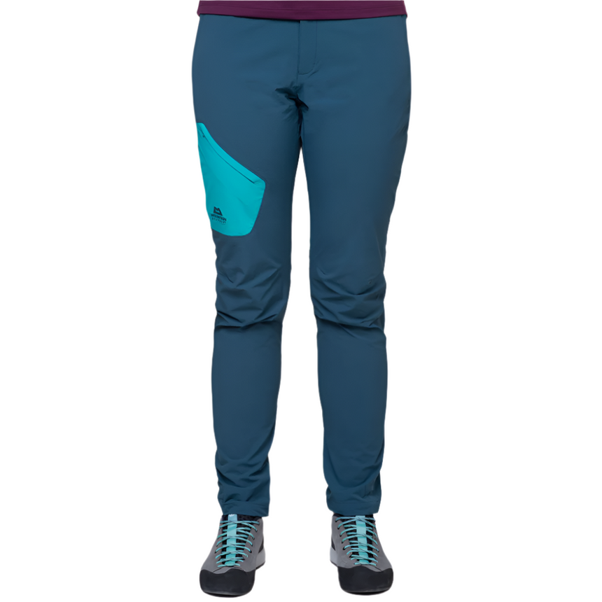 Mountain Equipment Comici Women's Pant (AC) Outdoor Action Majolica/Topaz- Front Pocket