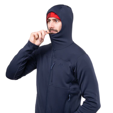 Mountain Equipment Durian Hooded Men's Jacket Outdoor Action Pine - Elastane bound hood