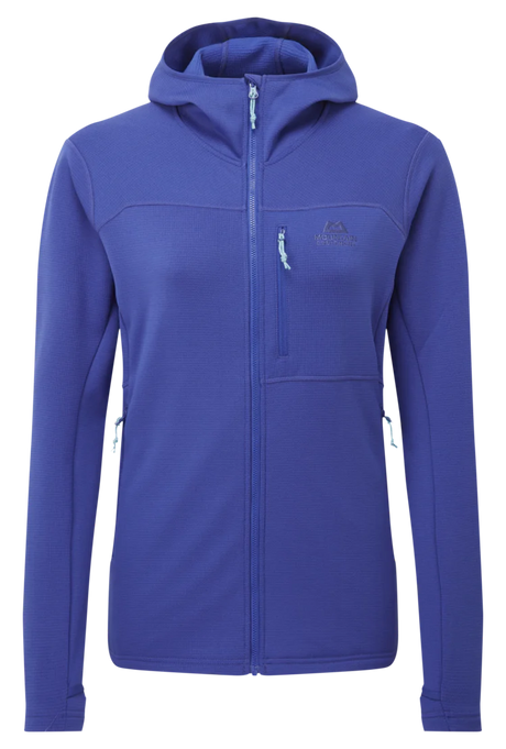 Mountain Equipment Durian Hooded Women's Jacket Outdoor Clematis- Front