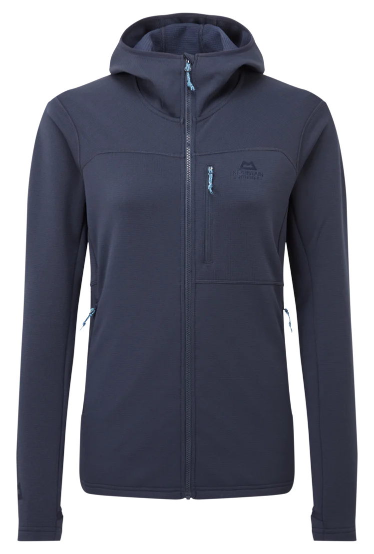 Mountain Equipment Durian Hooded Women's Jacket Outdoor Cosmos- Front