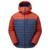 Mountain Equipment Earthrise Hooded Men's Jacket Outdoor Action Dusk/RedRock- Front