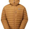 Mountain Equipment Earthrise Hooded Men's Jacket Outdoor Action Walnut- Front