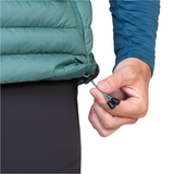 Mountain Equipment Earthrise Men's Vest Outdoor Action Fern- Hem Drawcord