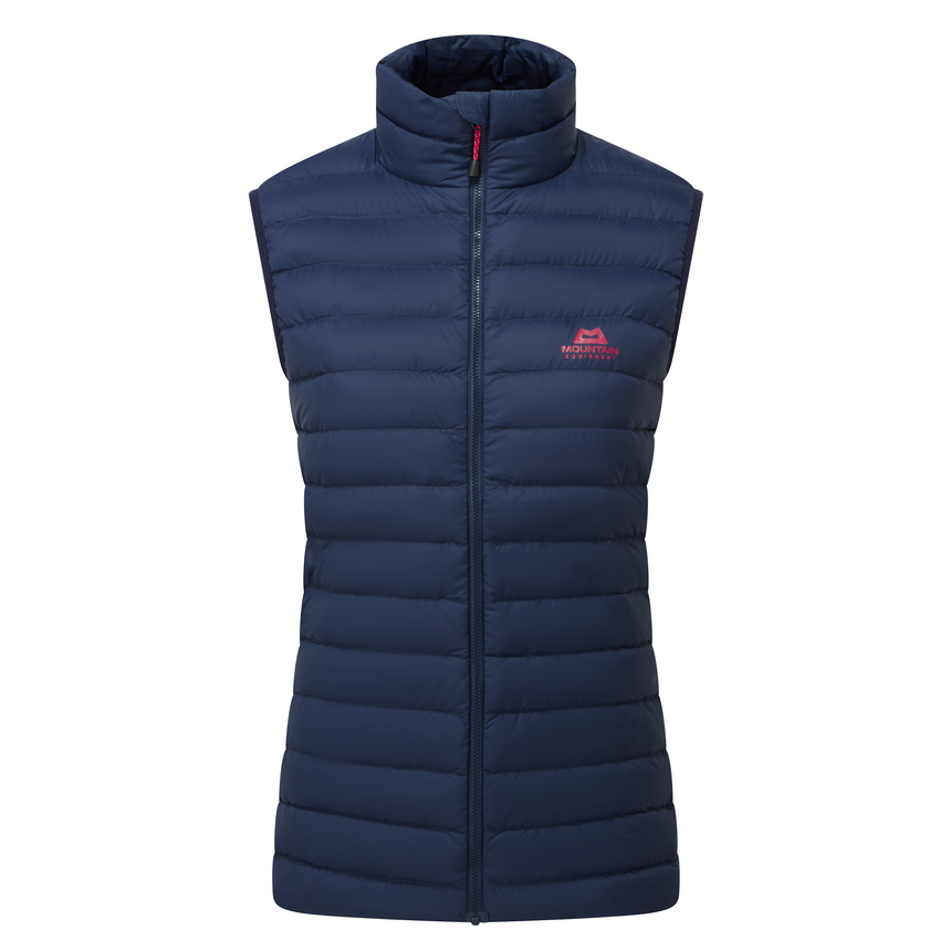 Mountain Equipment Earthrise Women's Vest Outdoor Action Cosmos- Front