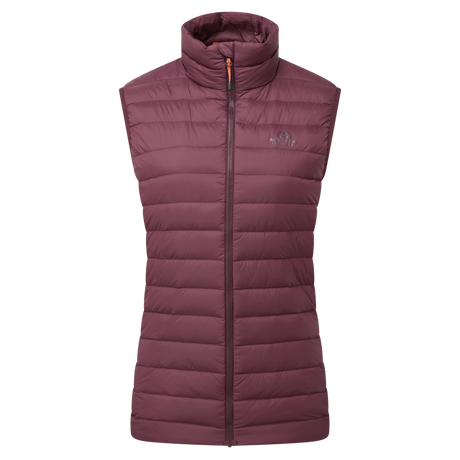 Mountain Equipment Earthrise Women's Vest Outdoor Action Raisin- Front