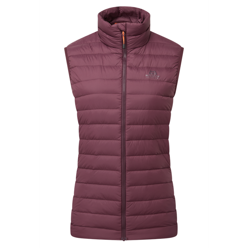 Mountain Equipment Earthrise Women's Vest Outdoor Action Raisin- Front