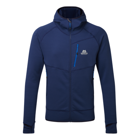 Mountain Equipment Eclipse Hooded Men's Jacket Outdoor Action Medieval Blue- Front