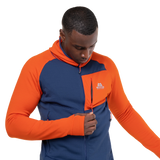 Mountain Equipment Eclipse Hooded Men's Jacket Outdoor Action Medieval/Cardinal- Chest Pocket