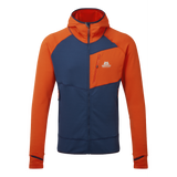 Mountain Equipment Eclipse Hooded Men's Jacket Outdoor Action Medieval/Cardinal- Front