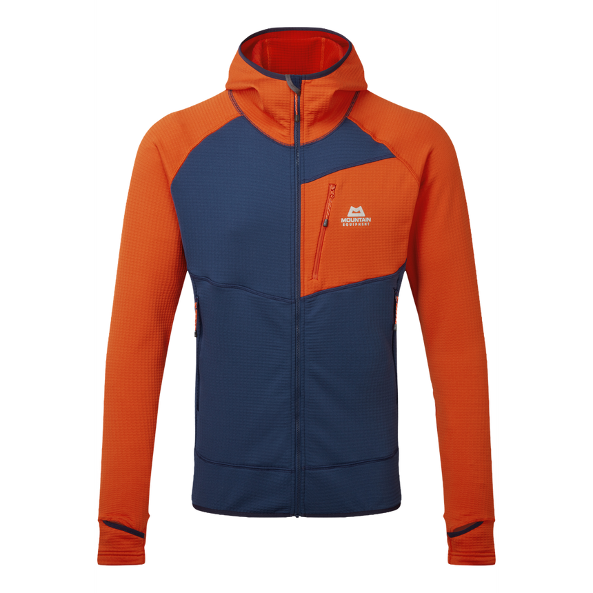 Mountain Equipment Eclipse Hooded Men's Jacket Outdoor Action Medieval/Cardinal- Front