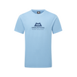 Mountain Equipment Emblem Men's Tee Outdoor Action Heritage Blue- Front