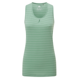 Mountain Equipment Equinox Women's Vest Outdoor Action Lichen Stripe- Front