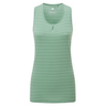 Mountain Equipment Equinox Women's Vest Outdoor Action Lichen Stripe- Front